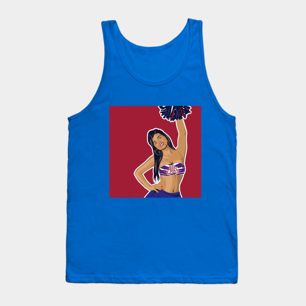 Kelly Kapowski Buffalo Bills Cheerleader Tank Top by Carl Cordes